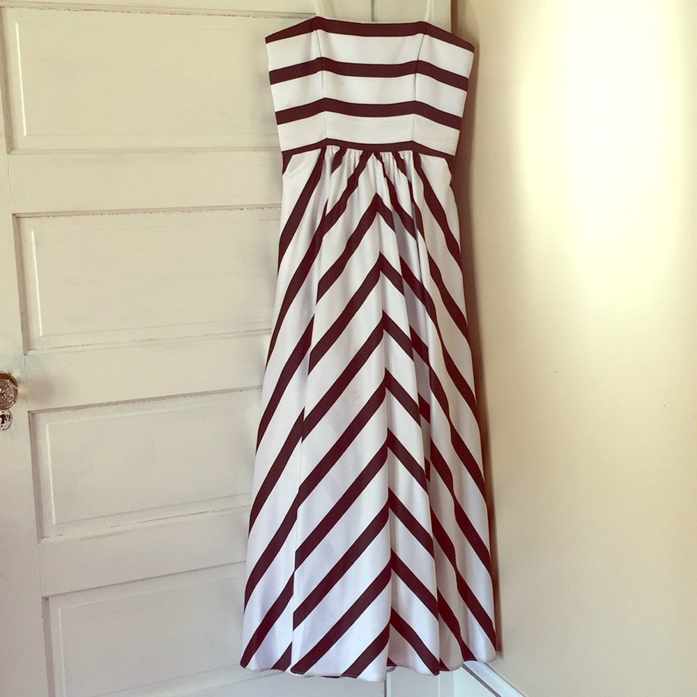 Black and White David's Bridal Gown